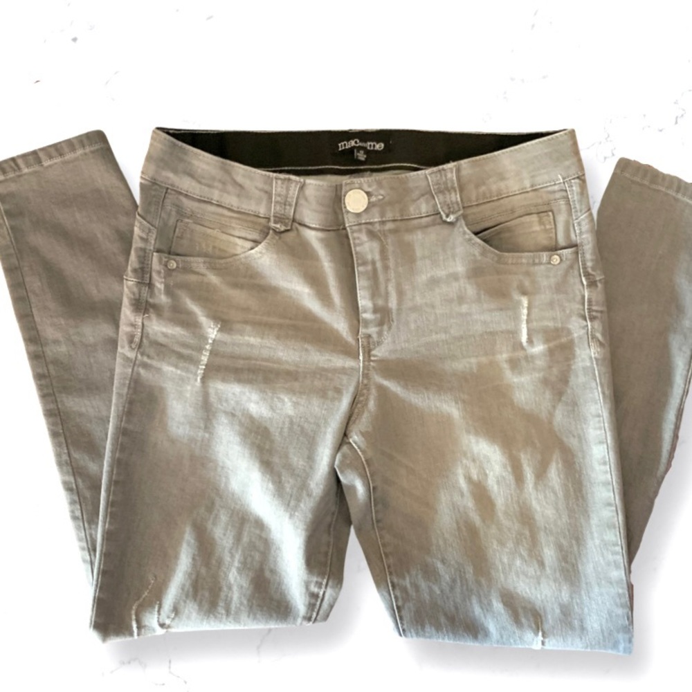 Mac and Me Gray Jeans-Size 12
